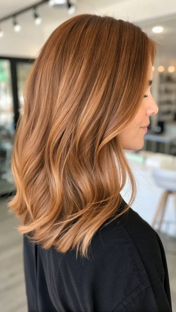 light copper balayage hair (4)