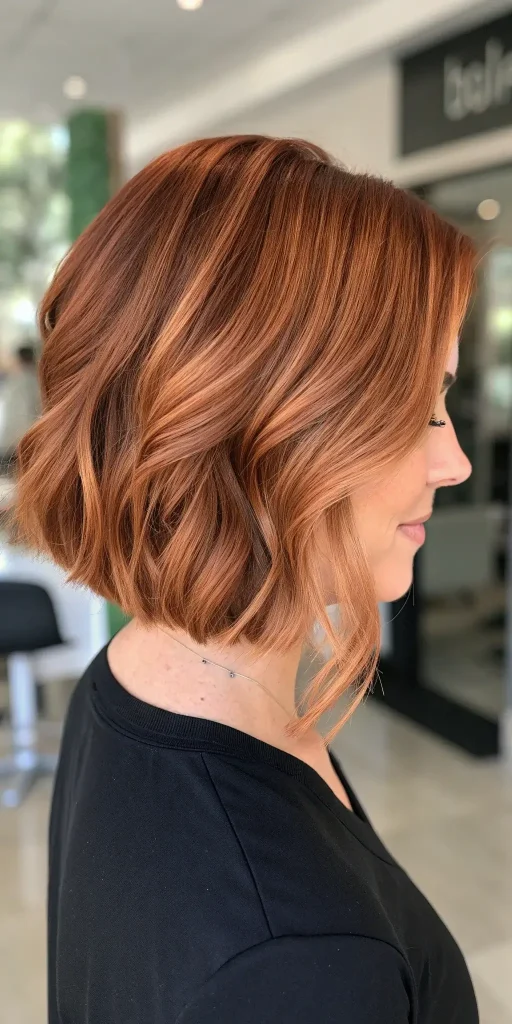 light copper balayage hair (6)