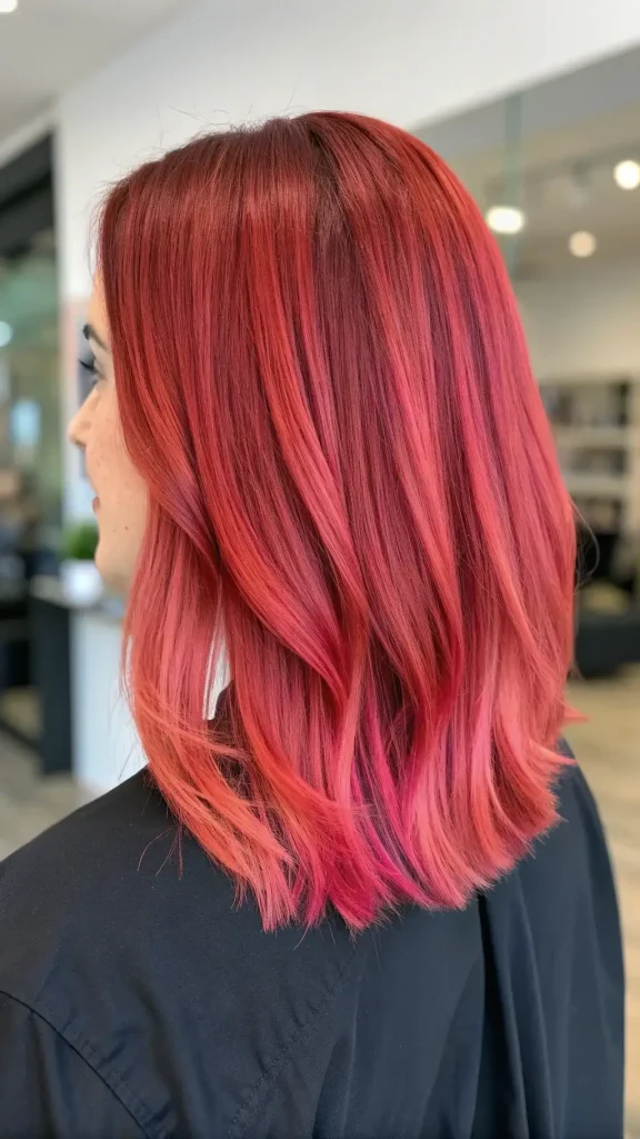 maroon and pink hair color (10)