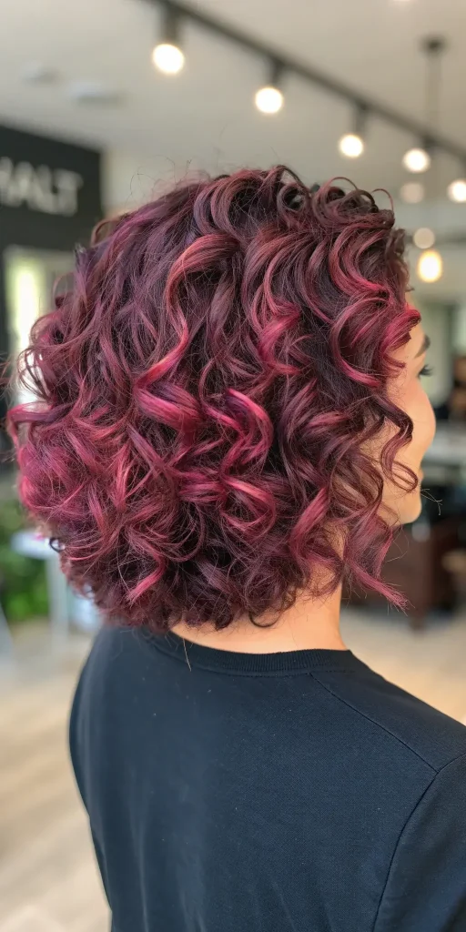 maroon and pink hair color (3)