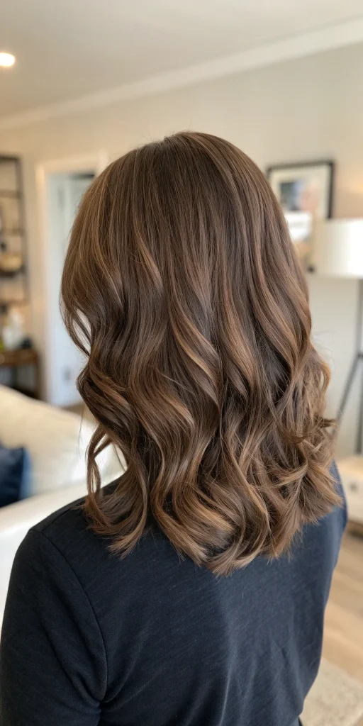 medium rich chocolate brown hair color idea (6)