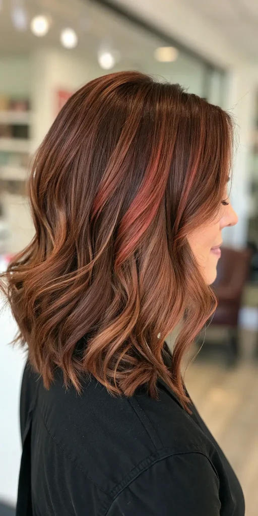 milk tea brown hair with highlights idea (6)