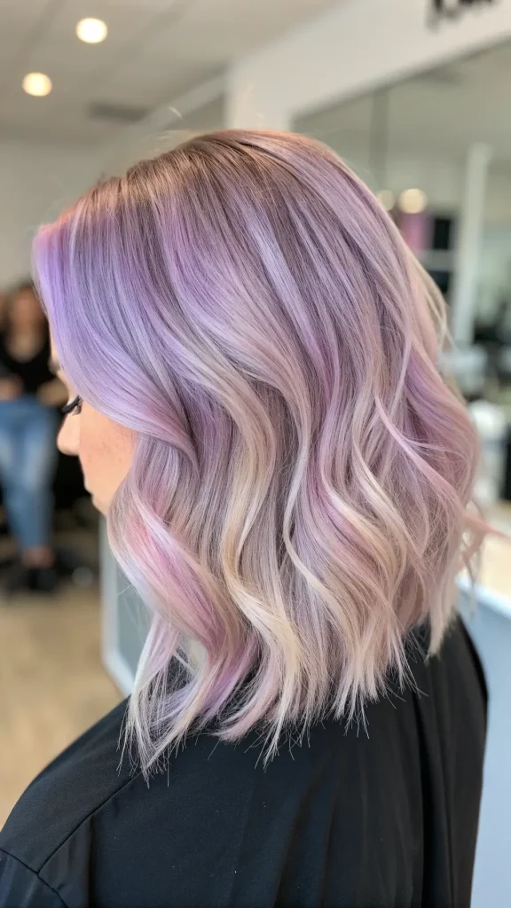 pastel lilac hair color (10)