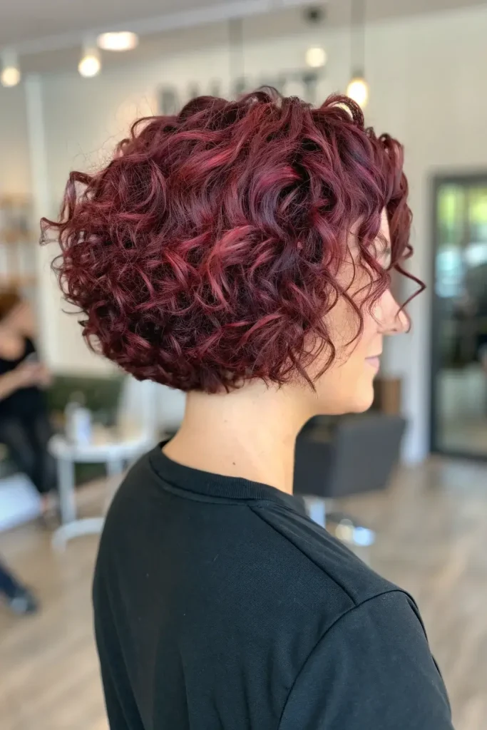 red violet balayage hair (8)