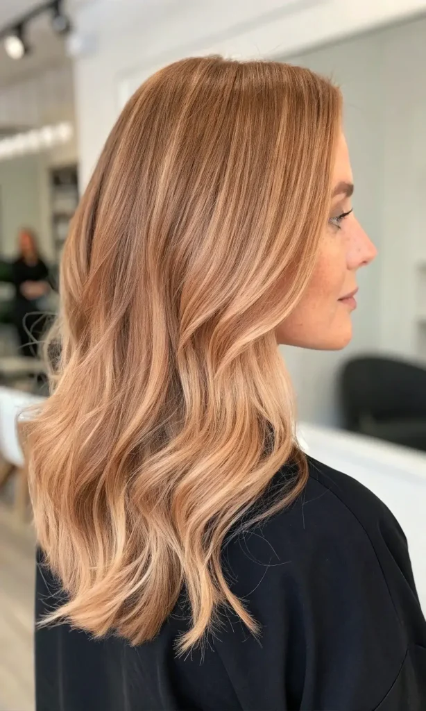 strawberry blonde balayage hair (4)