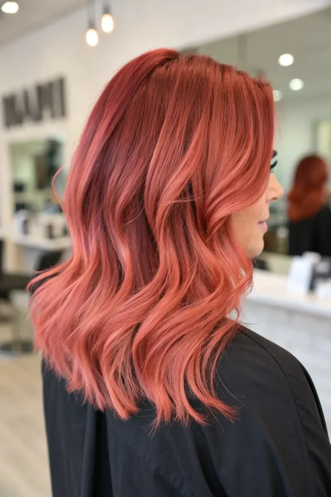 strawberry blonde balayage hair (6)