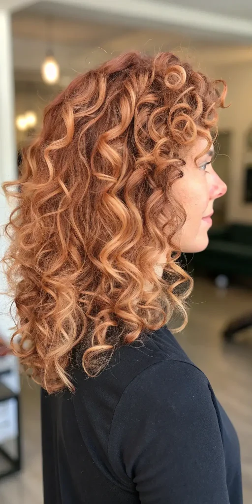 strawberry blonde balayage hair (9)