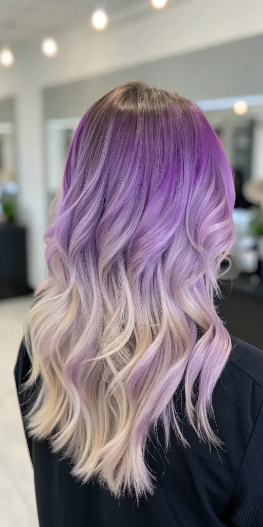 sunset hair color ombre idea (3)