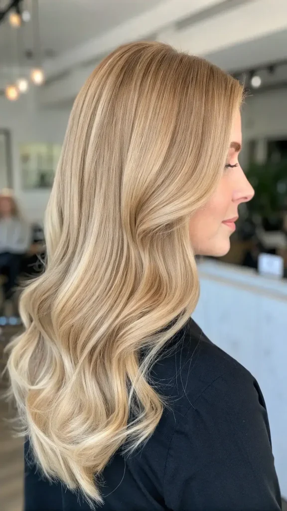 warm ash blonde hair color (7)