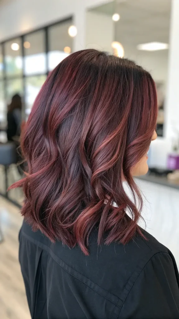 warm burgundy hair color (10)