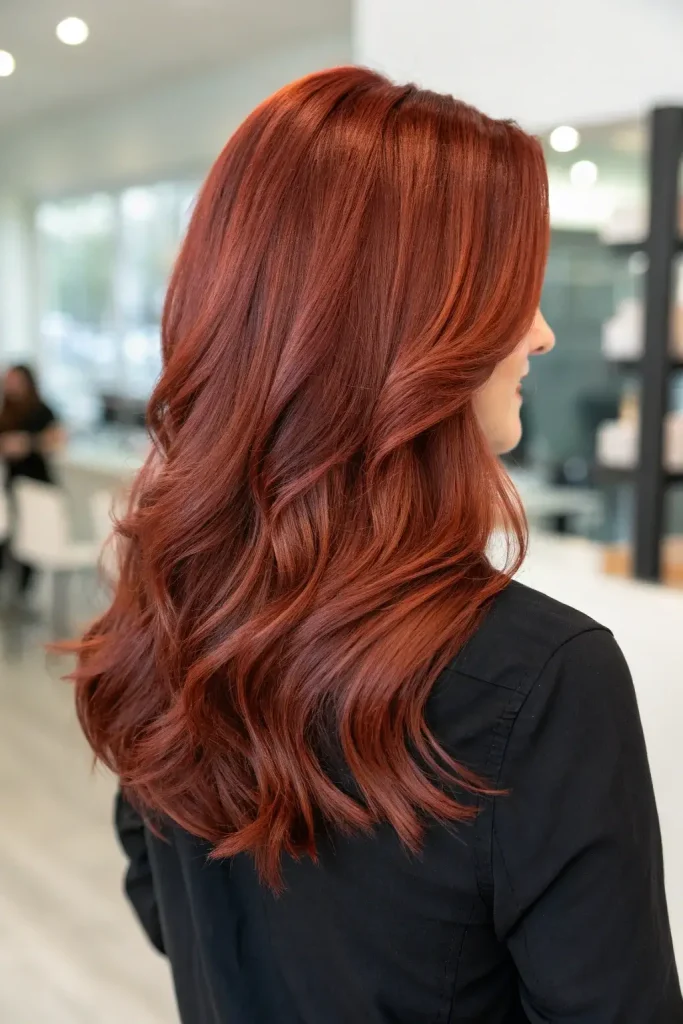 warm burgundy hair color (5)