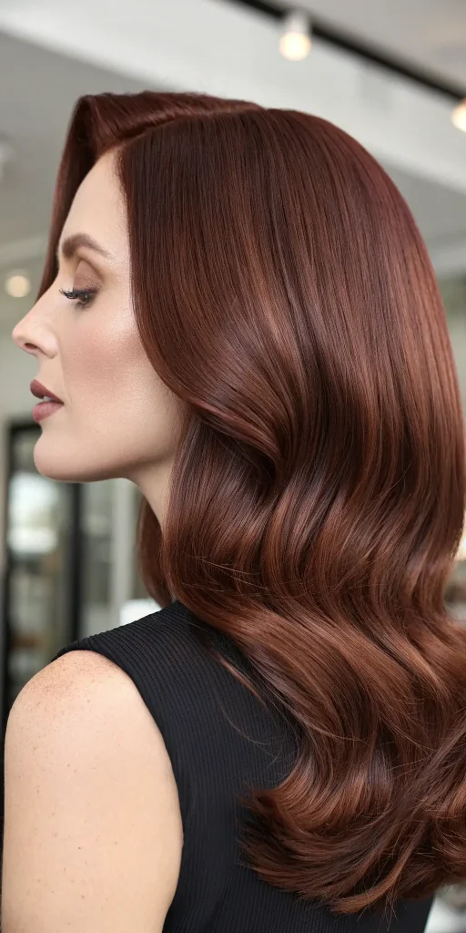 warm burgundy hair color (6)