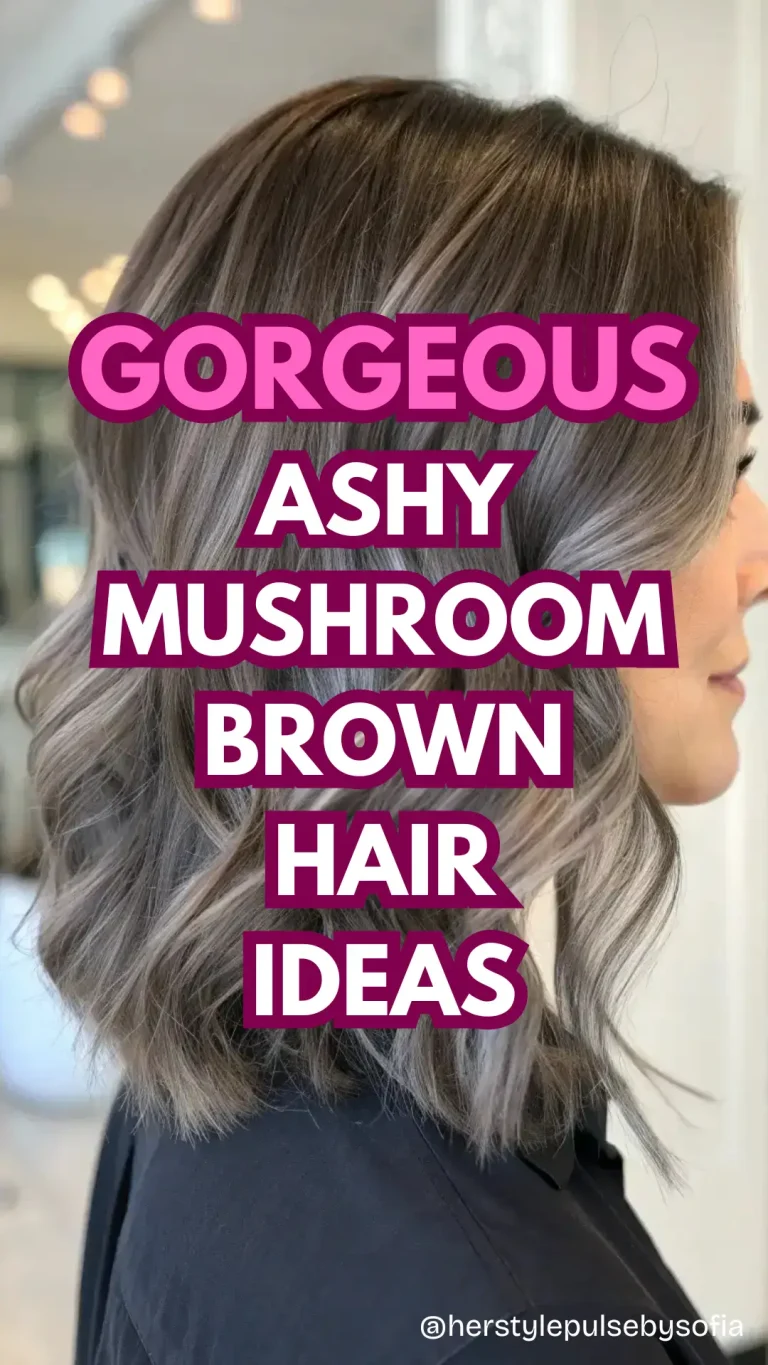 Ashy Mushroom Brown Hair Ideas