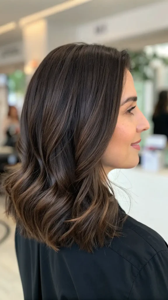 Caramel Copper Balayage Brunettes Hair Color (8)