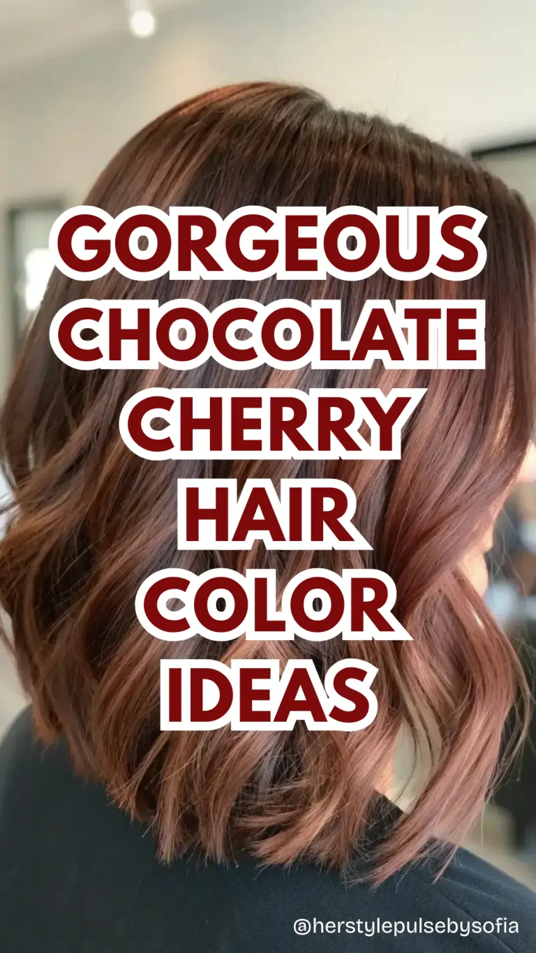 Chocolate Cherry Hair Color ideas