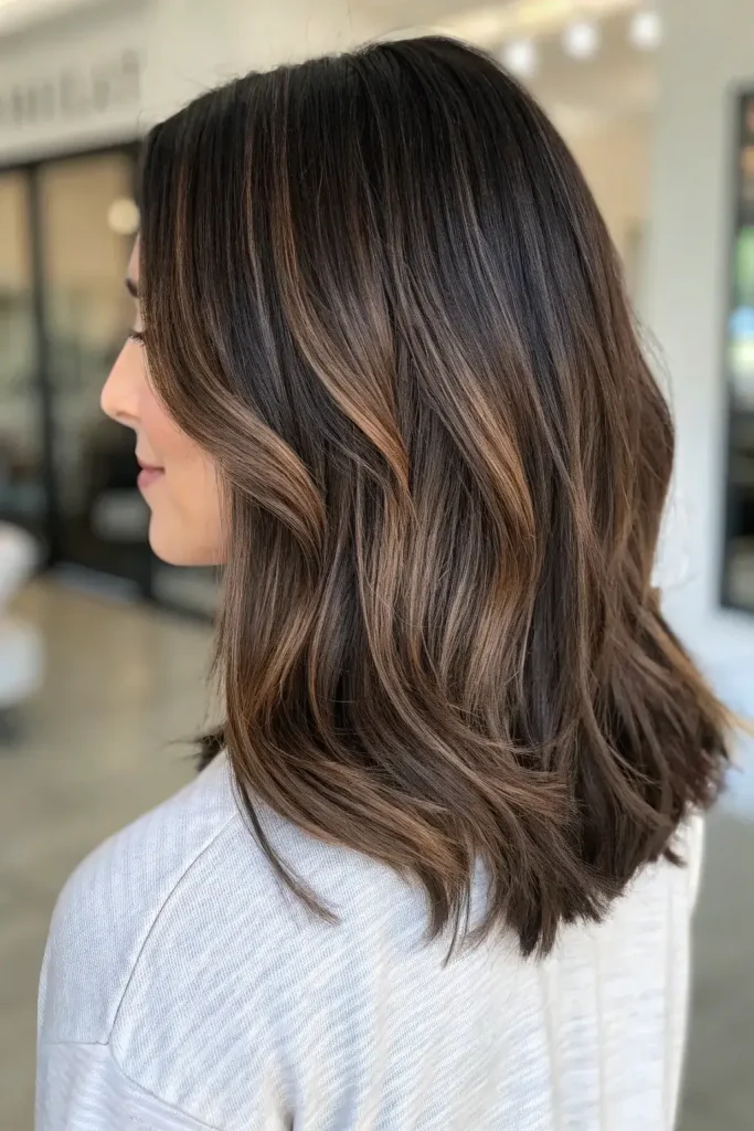 Cool Tone Highlights on Dark Hair (2)