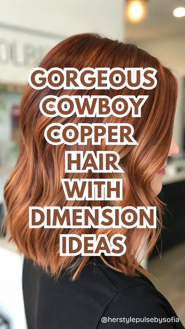 Cowboy Copper Hair with dimension ideas