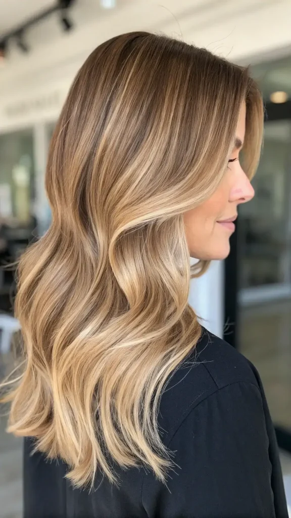 Creamy Beige Blonde Balayage Hair (1)