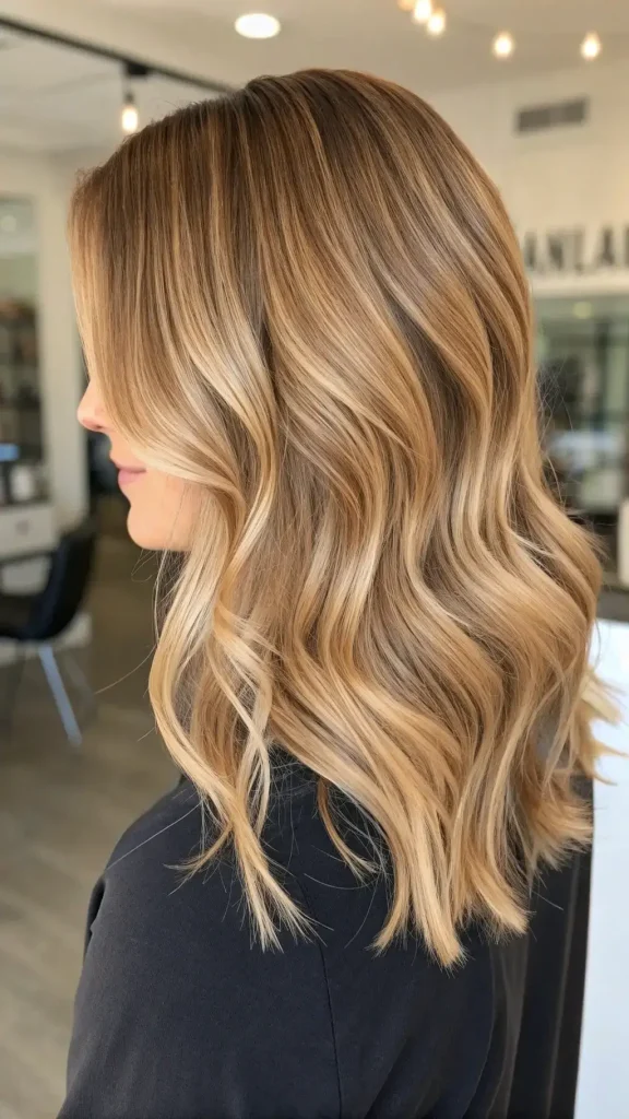 Creamy Beige Blonde Balayage Hair (7)