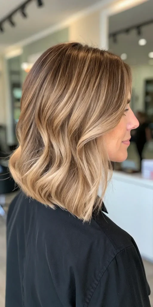 Creamy Beige Blonde Highlights (3)