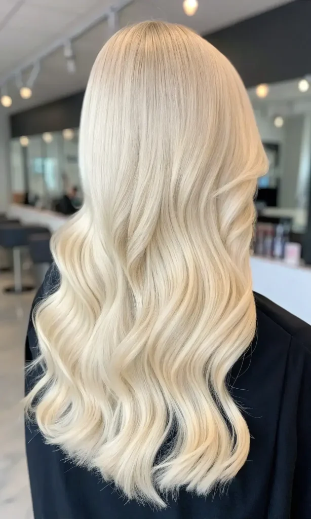 Creamy Beige Blonde Highlights (4)