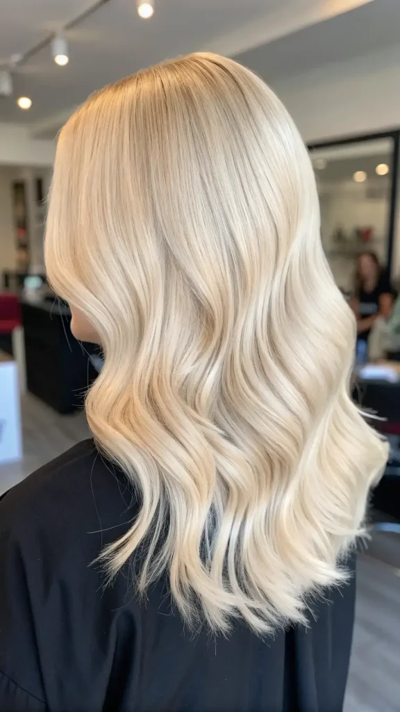 Creamy Beige Blonde Highlights (8)