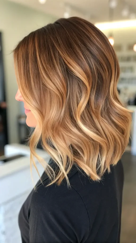 Dark Auburn with Blonde Hair Color (5)