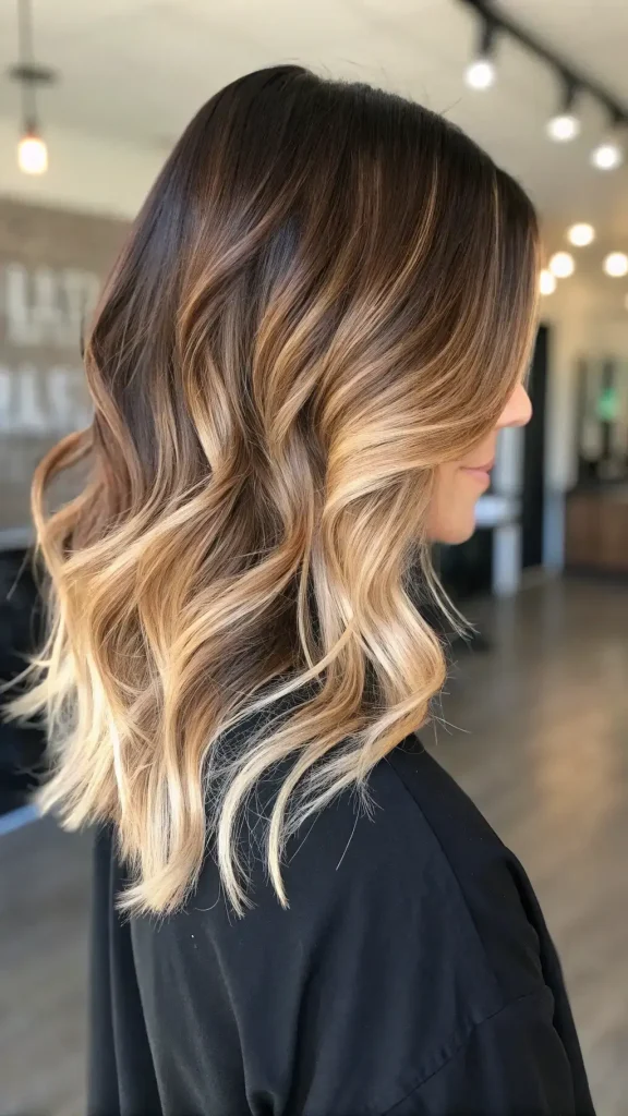 Dark Auburn with Blonde Hair Color (8)