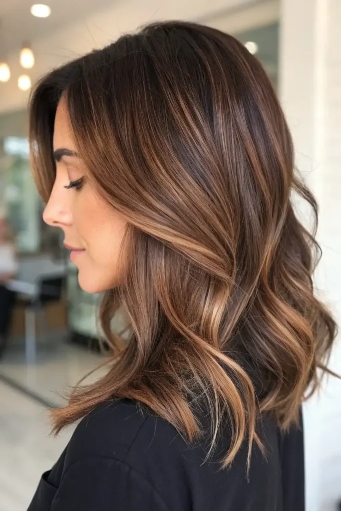 Dark Caramel Hair Color (10)