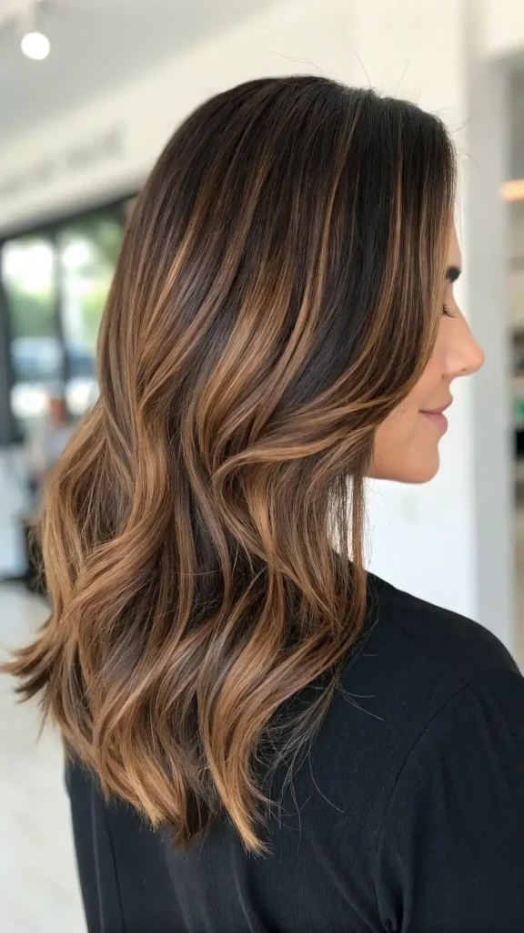 Dark Caramel Hair Color (5)