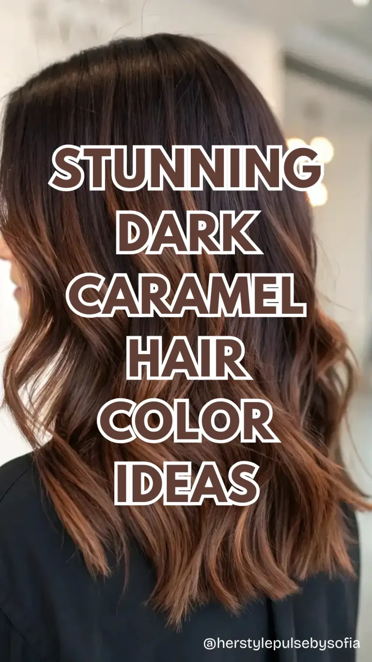 Dark Caramel Hair Color Ideas
