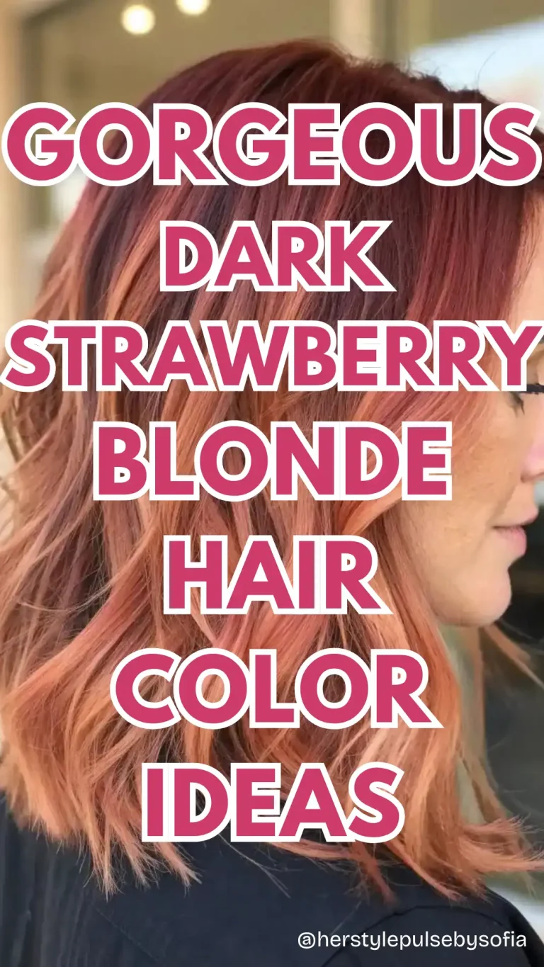 Dark strawberry blonde hair color ideas