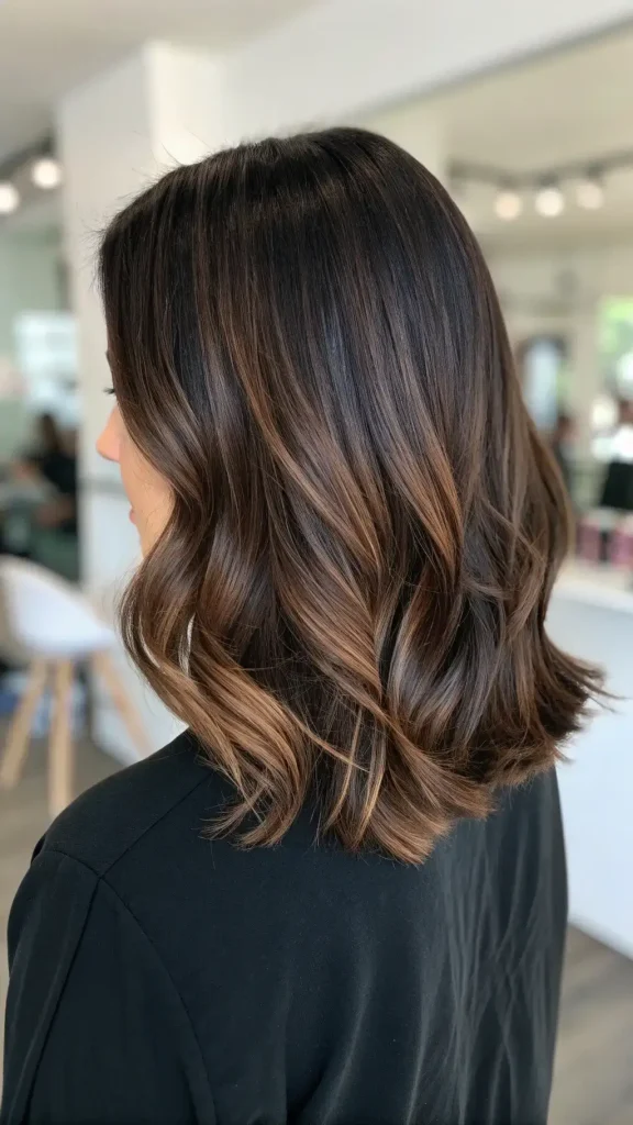 Espresso Brown Balayage Hair (4)