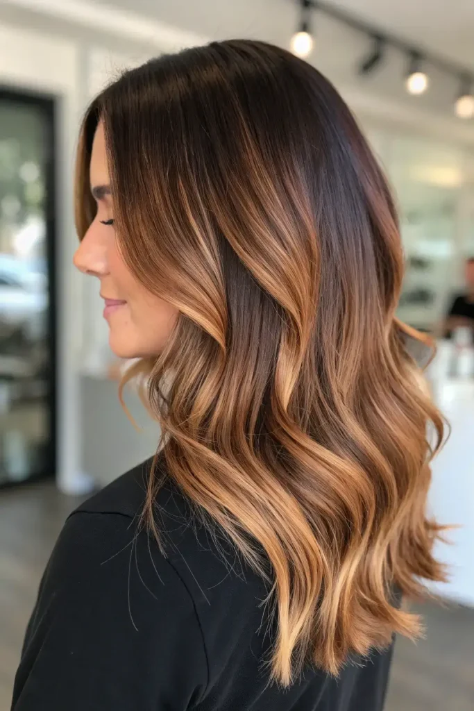 Honey Brunette Hair Caramel Color Ideas (2)