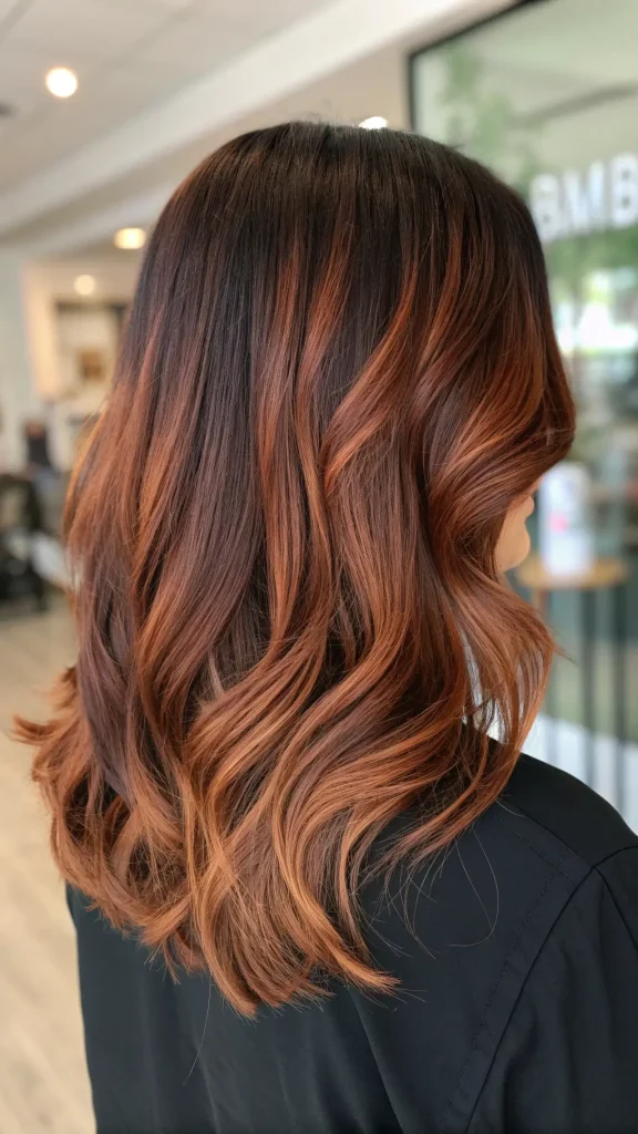 Light Auburn Brown Hair with Highlights (5)