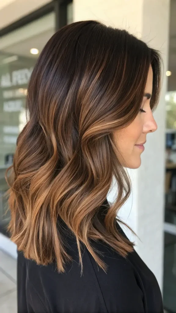 Mocha Highlights on Dark Hair (4)
