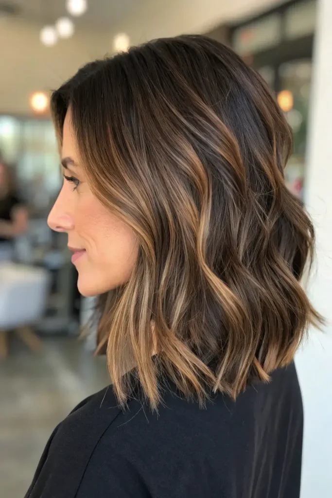 Mocha Highlights on Dark Hair (8)