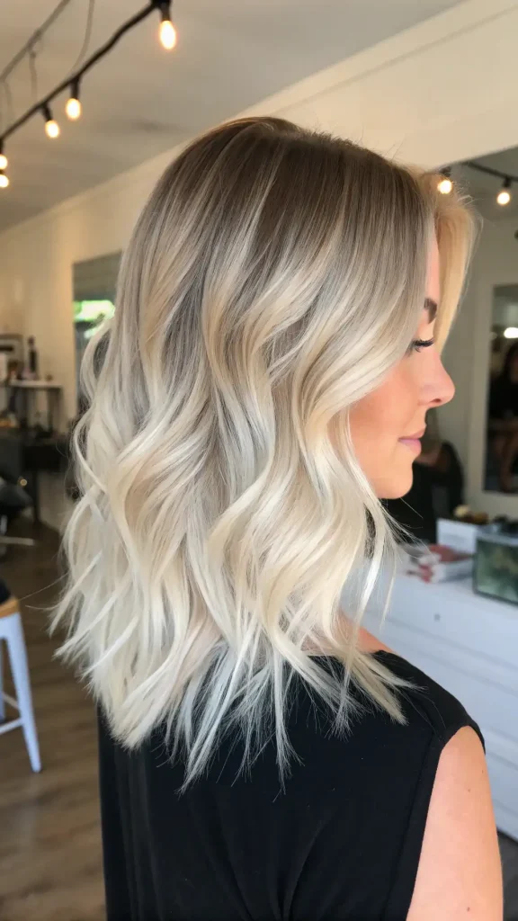 Platinum Blonde Hair with Lowlights (7)