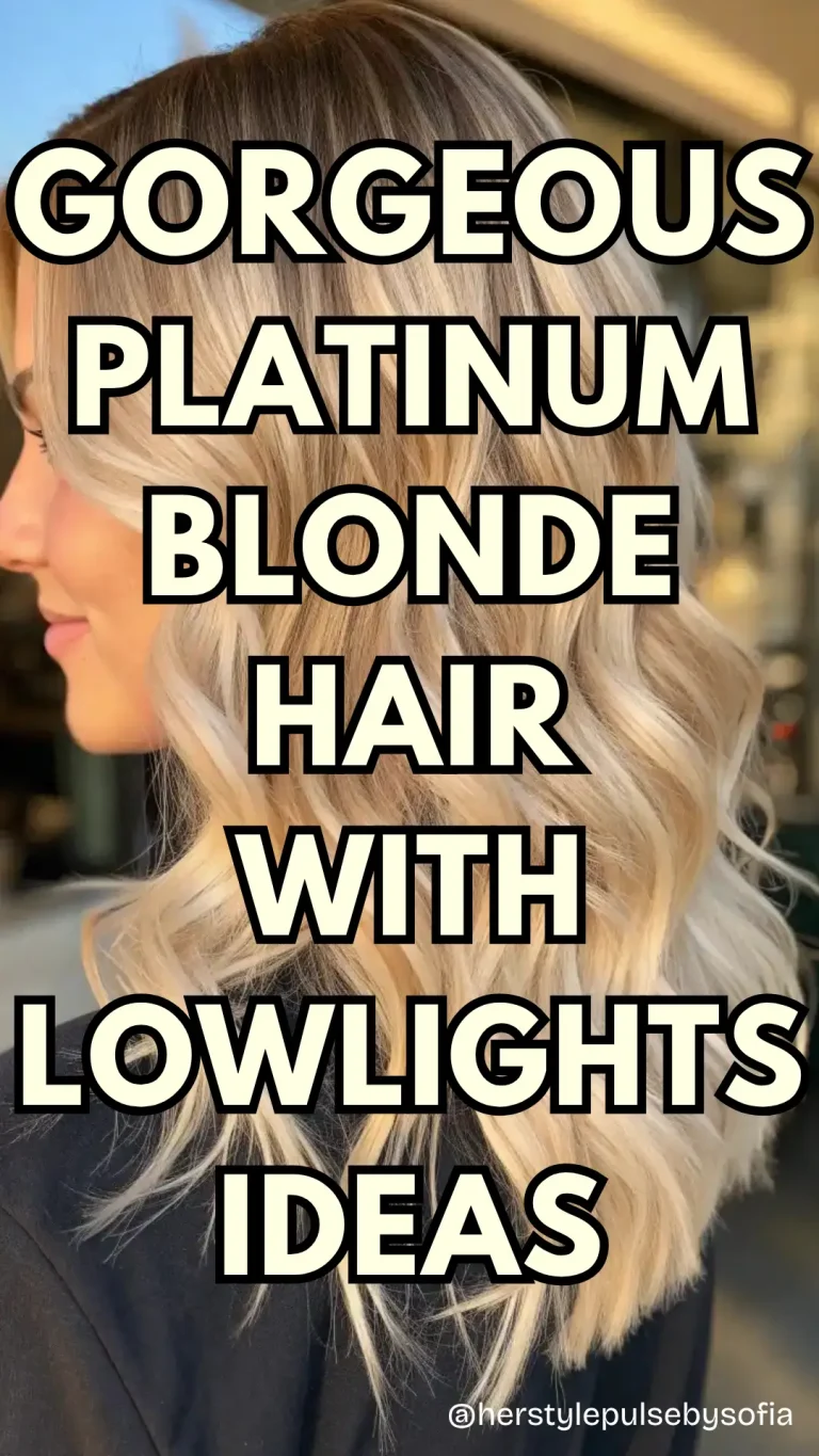 Platinum Blonde Hair with Lowlights Ideas