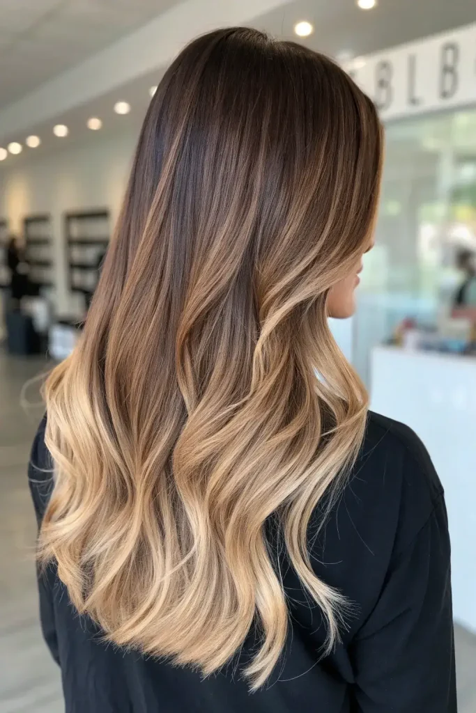 Reverse Balayage Blonde to Brown (10)