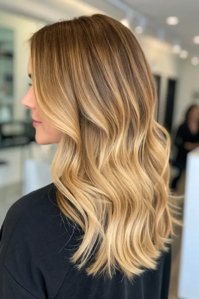Reverse Balayage Blonde to Brown (2)