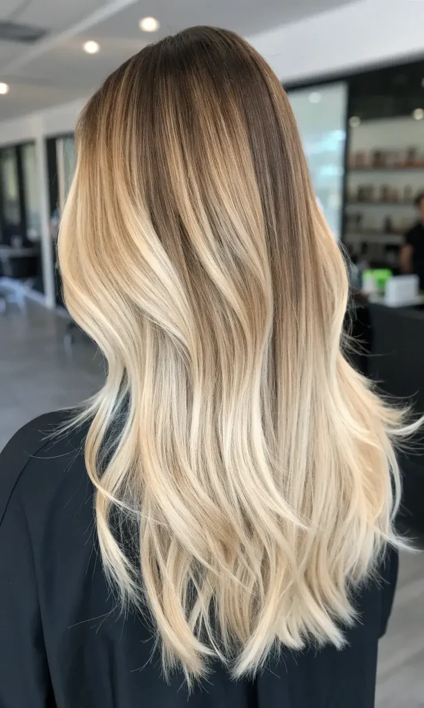 Reverse Balayage Blonde to Brown (4)