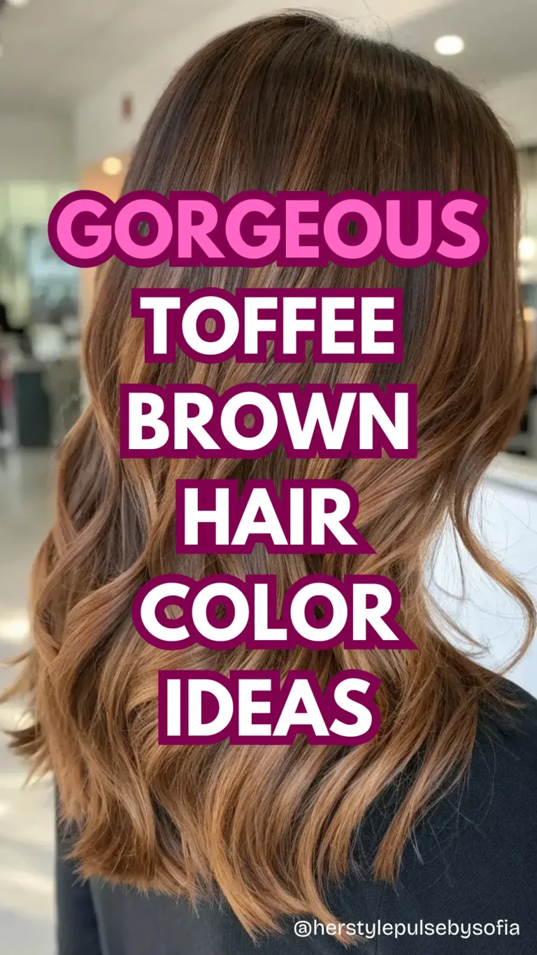 Toffee Brown Hair Color Ideas