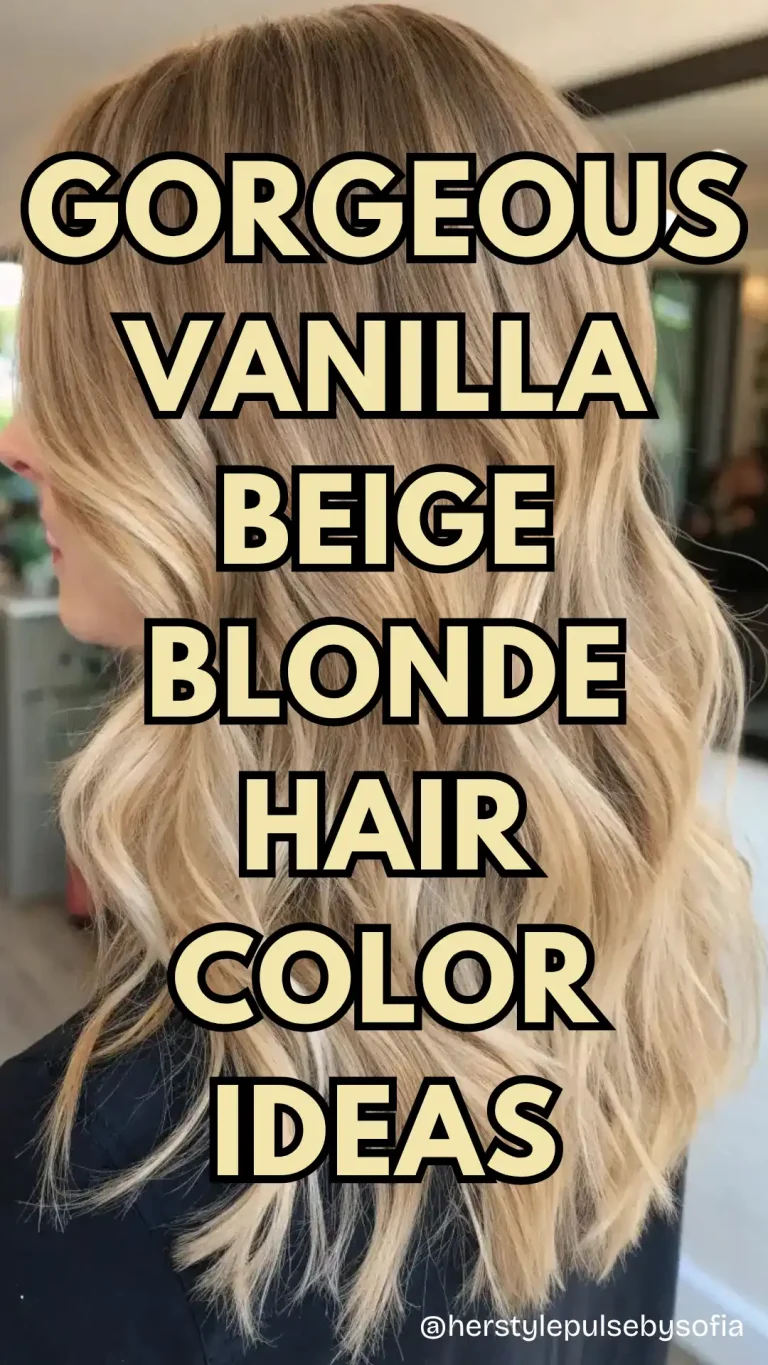 Vanilla beige blonde hair color ideas