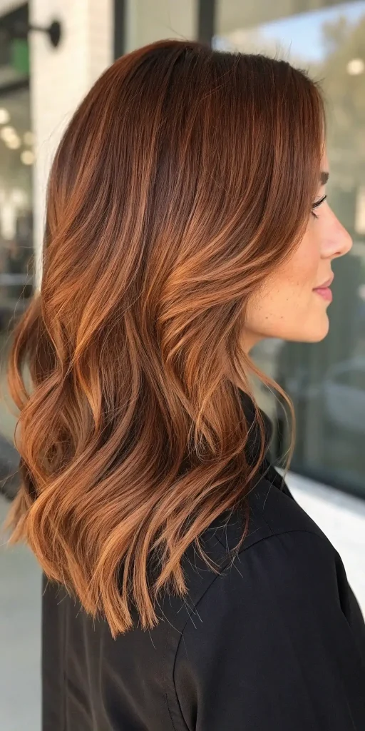auburn hair color balayage (7)