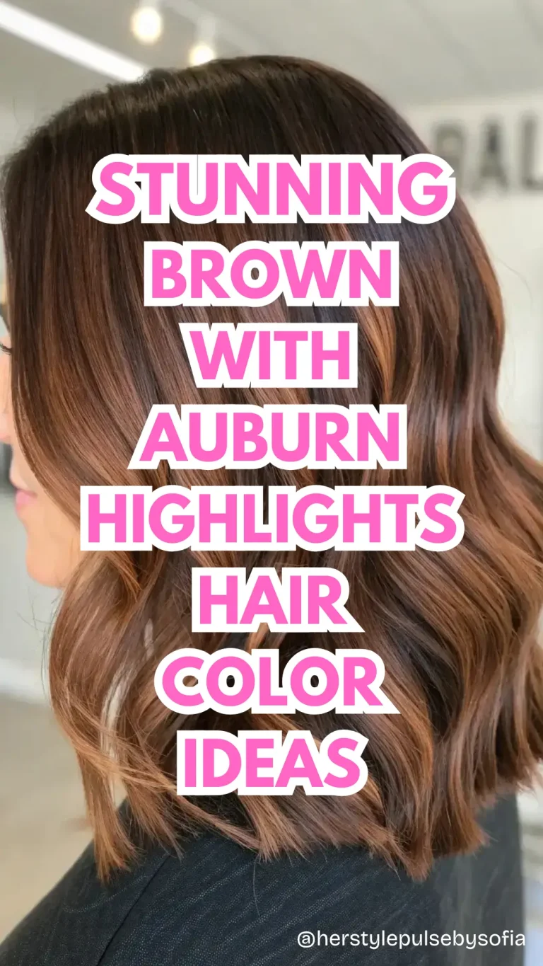 brown with auburn highlights HAir color Ideas