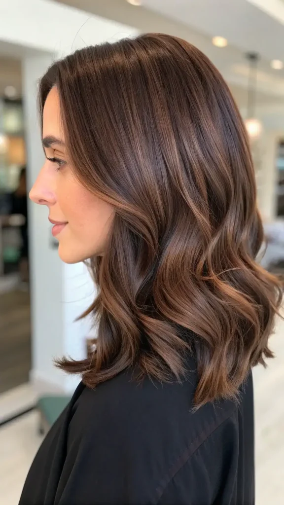 chocolate copper hair color golden brown