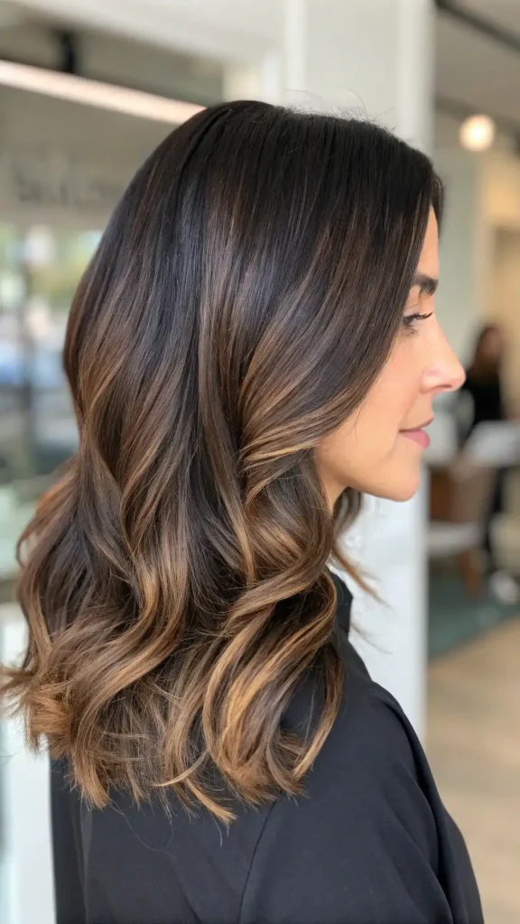 chocolate copper hair color golden brown (6)