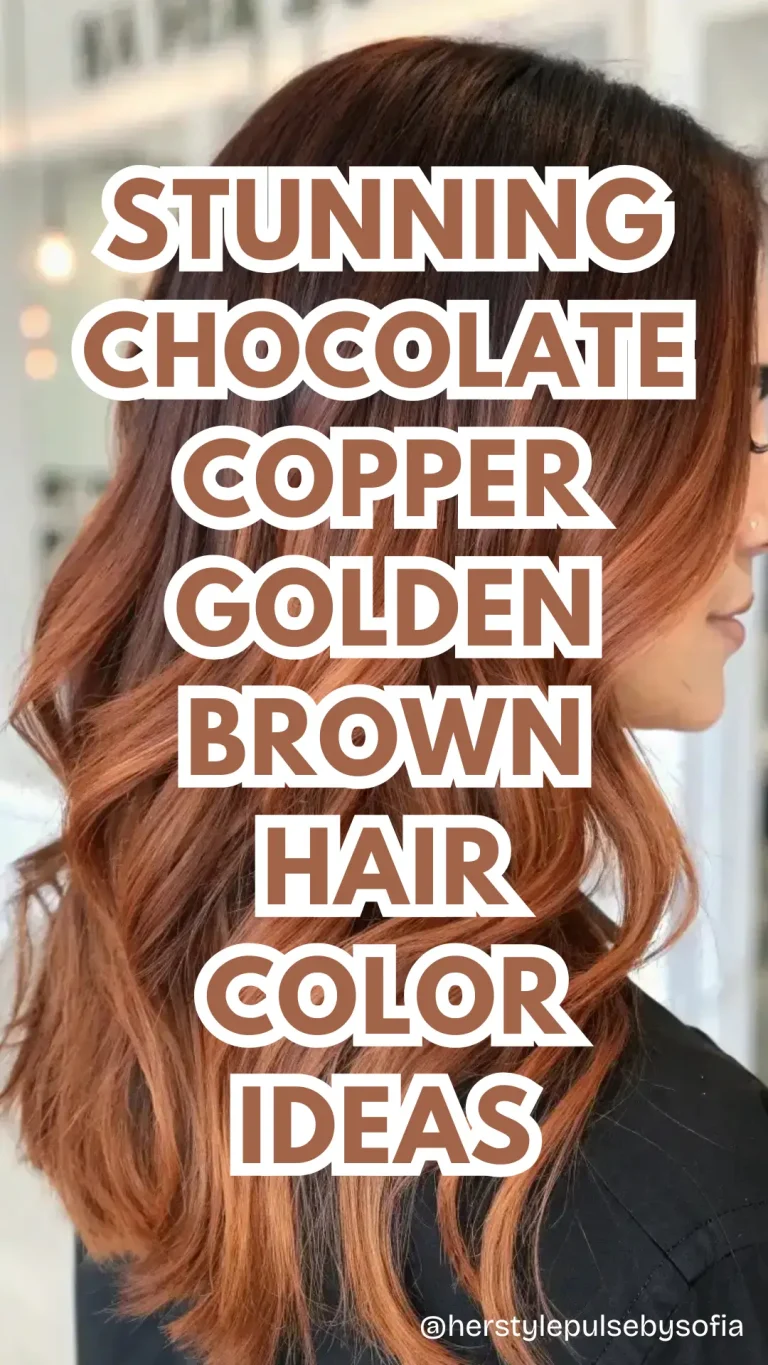 chocolate copper hair color golden brown ideas