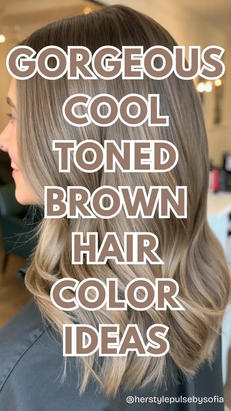 Cool Toned Brown Hair Color Ideas – Ash Brown, Cold Light Brunette & Balayage Looks
